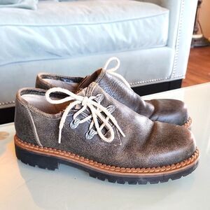 Stockerpoint Haferl Leather Gorpcore Cabincore Booties Sz 40